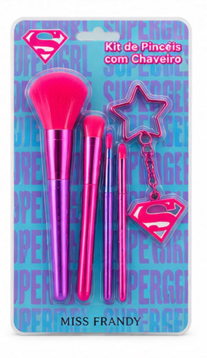 Kit pincéis Super com chaveiro