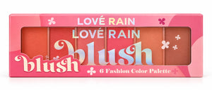 Paleta BLUSH 6 Fashion Color Palette Love Rain