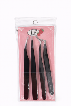 Kit 4 pinça para cílios