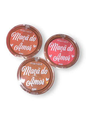 Kit 3 blush Maça do Amor MIA MAKE