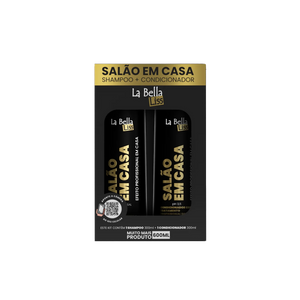 KIT SALÃO EM CASA Shampoo + Condicionador Lá Bella Liss 600ml