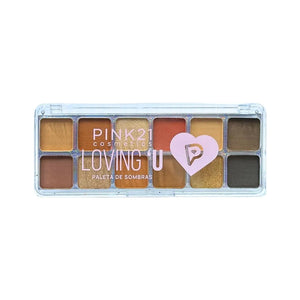 Paleta De Sombras Loving'u Cor 2 - Pink 21 (CS6821)