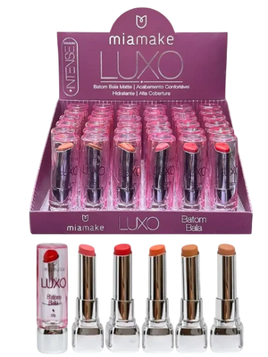 Kit 6 batom mia make LUXO
