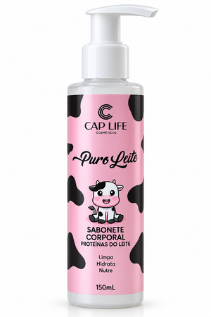SABONETE CORPORAL Puro Leite 150ml CapLife