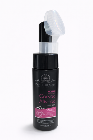 Mousse micelar 10 em 1 carvao ativado Phallebeauty