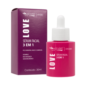 Serum Facial 3 em 1 30ml Max Love