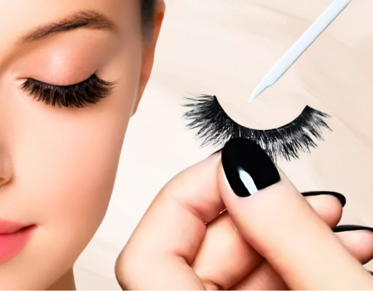 Cílios postiços, sobrancelhas e similares