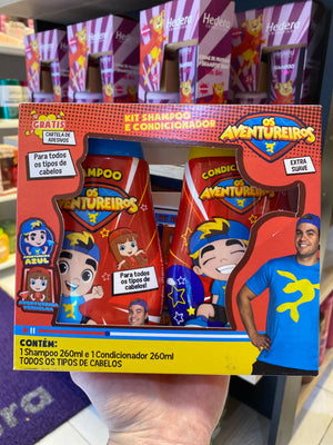 Kit Shampoo e Condicionador OS AVENTUREIROS