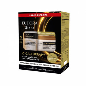 Kit Cica-Therapy Eudora Siage shampoo - máscara capilar