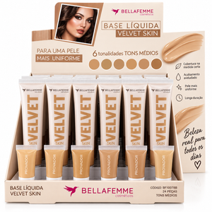 Kit 6 bases líquidas  Velvet Bella Femme