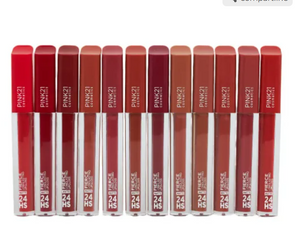 KIT 12 BATOM LIQUIDO FIERCE LONGLASTING PINK 21