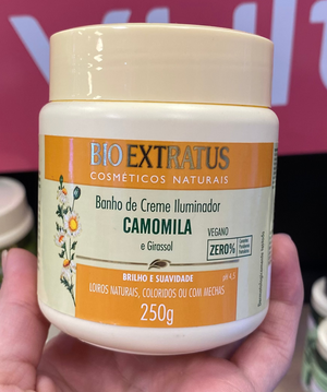 Banho de Creme Iluminador CAMOMILA 250g BIO EXTRATUS