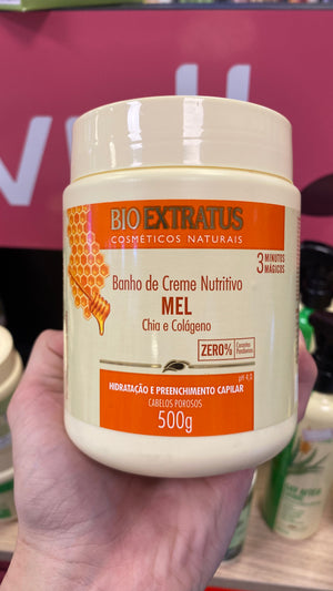 Banho de Creme Nutritivo MEL 500g BIO EXTRATUS