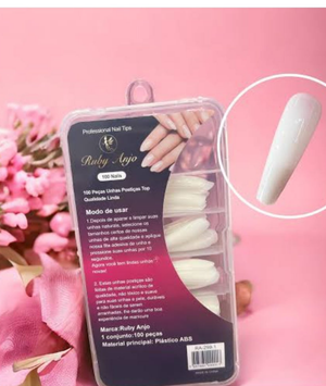Tips 100 unidades Ruby Anjo