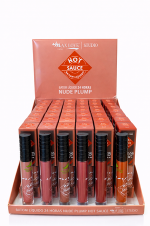 Kit 506-511 Hot Souce Batom Liquido NUDE PLUMP