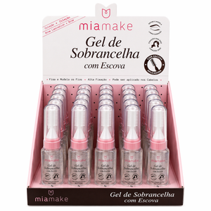 Gel de Sobrancelha com Escova Mia Make