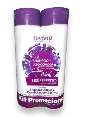 Kit LISS PERFEITO shampoo+cond hedera 250ml c/u