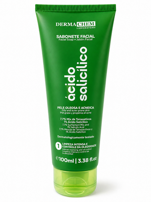 Sabonete Facial Acido Salicílico pele oleosa e acneica
