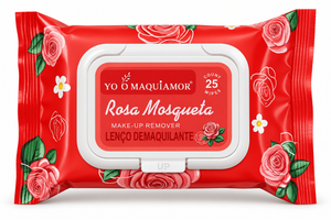 Lenço Demaquilante ROSA MOSQUETA Yoyomaquiamor