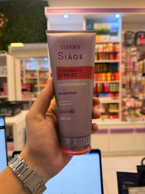 COMBATE O FRIZZ CONDICIONADOR Eudora Siage 200ml 72 hs sem friz