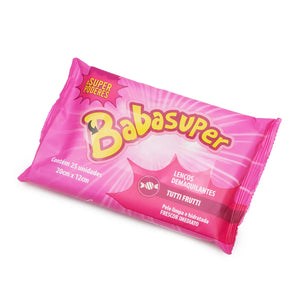Lenço Demaquilante Babasuper TUTTIFRUTTI super poderes 25uni