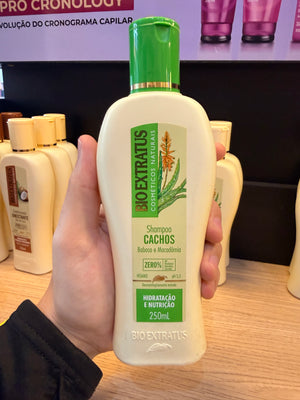 SHAMPOO CACHOS BABOSA E MACADÂMIA 250ml BIO EXTRATUS