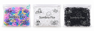 Elástico para cabelo.Sombra Flor