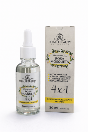 Serum Facial de Rosa Mosqueta 4x1
